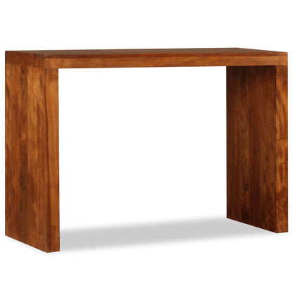 Wandtafel 110X40X76 Cm Hout Met Honingkleurige Afwerking