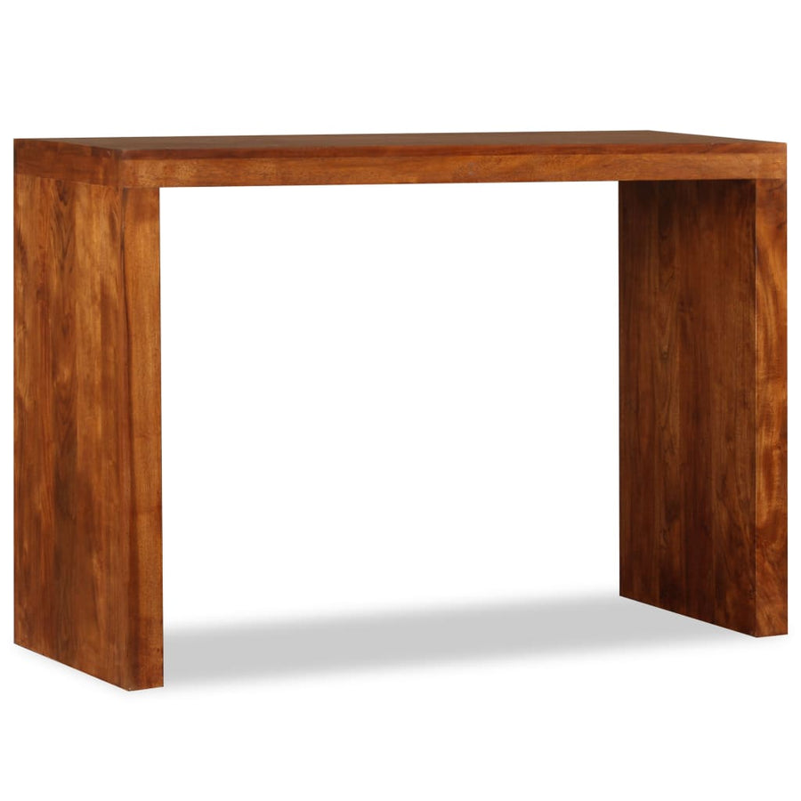 Wandtafel 110X40X76 Cm Hout Met Honingkleurige Afwerking