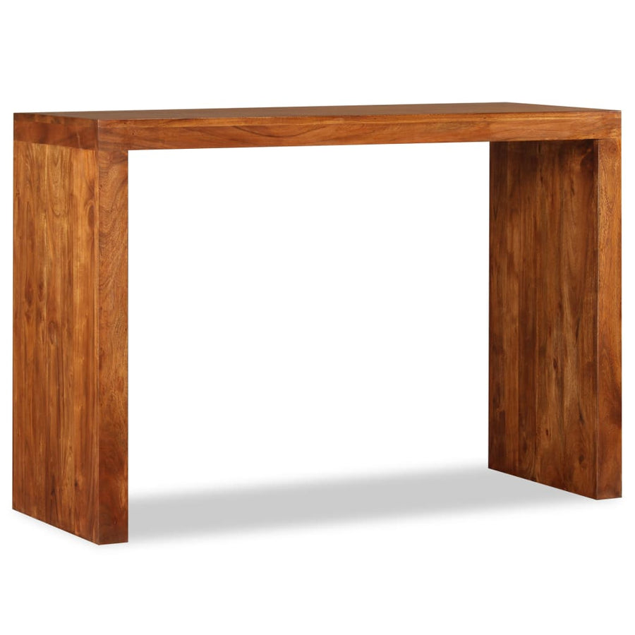 Wandtafel 110X40X76 Cm Hout Met Honingkleurige Afwerking