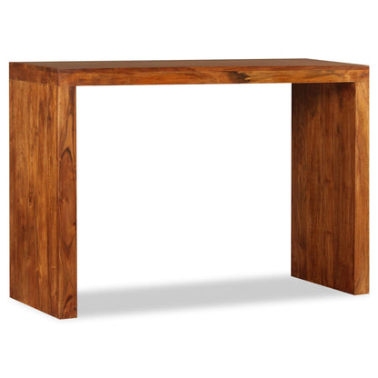 Wandtafel 110X40X76 Cm Hout Met Honingkleurige Afwerking