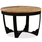Coffee table 60x40 cm solid raw mango wood