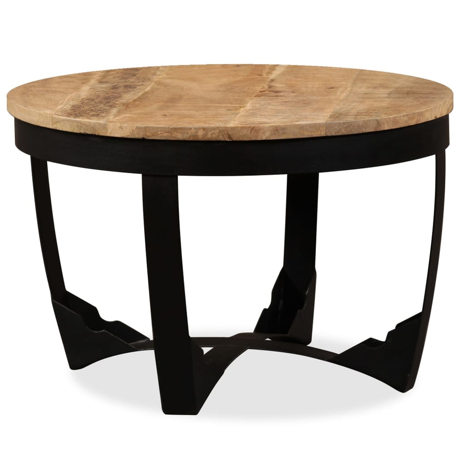 Bijzettafel 60X40 Cm Massief Ruw Mangohout