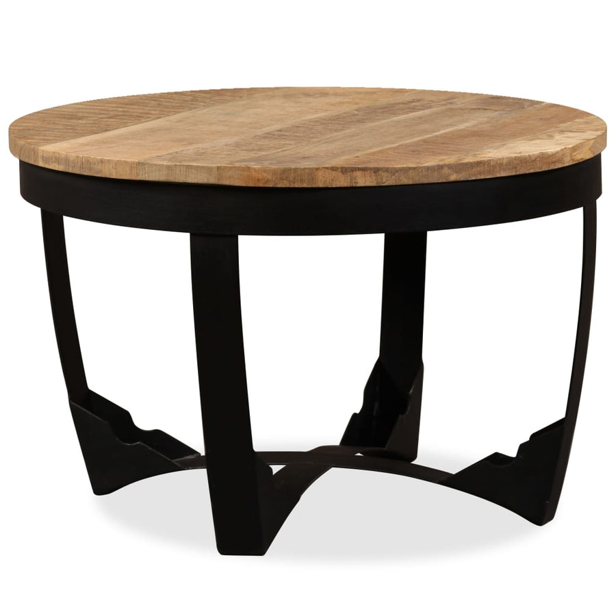 Bijzettafel 60X40 Cm Massief Ruw Mangohout