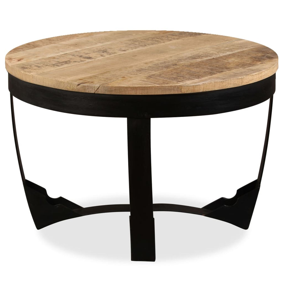 Bijzettafel 60X40 Cm Massief Ruw Mangohout