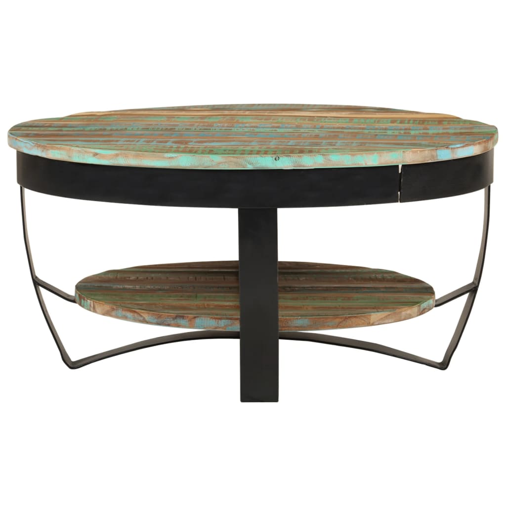 Salontafel 65 x 32 cm massief gerecycled hout