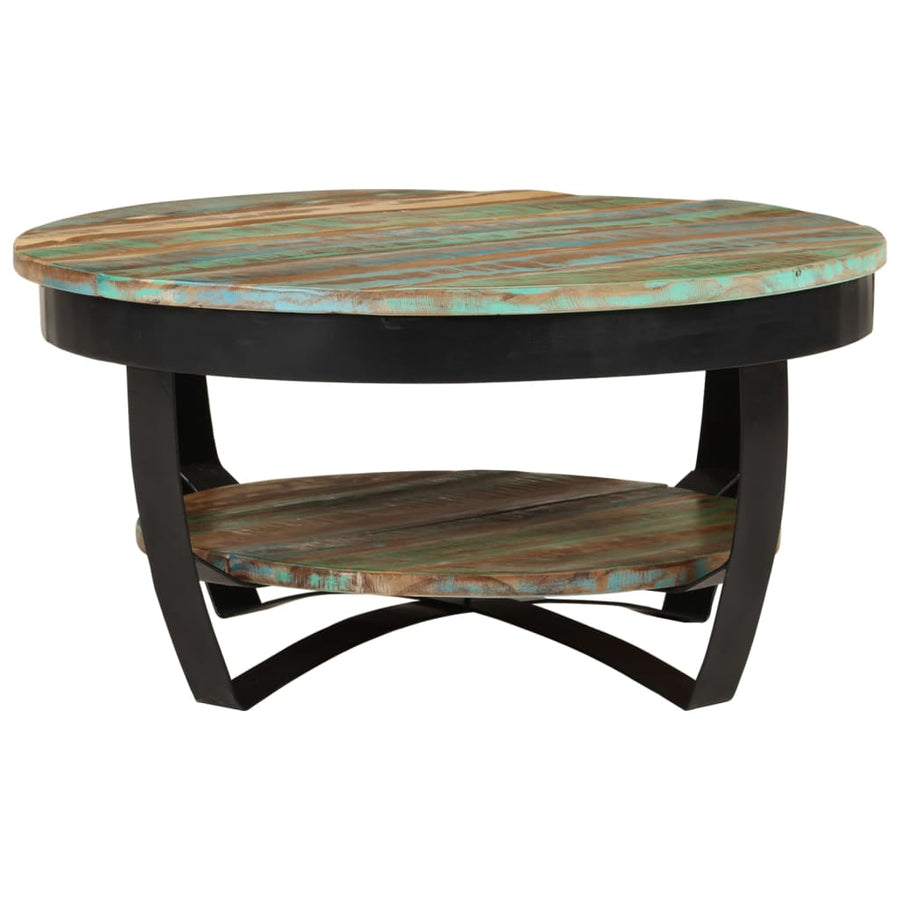 Salontafel 65 x 32 cm massief gerecycled hout