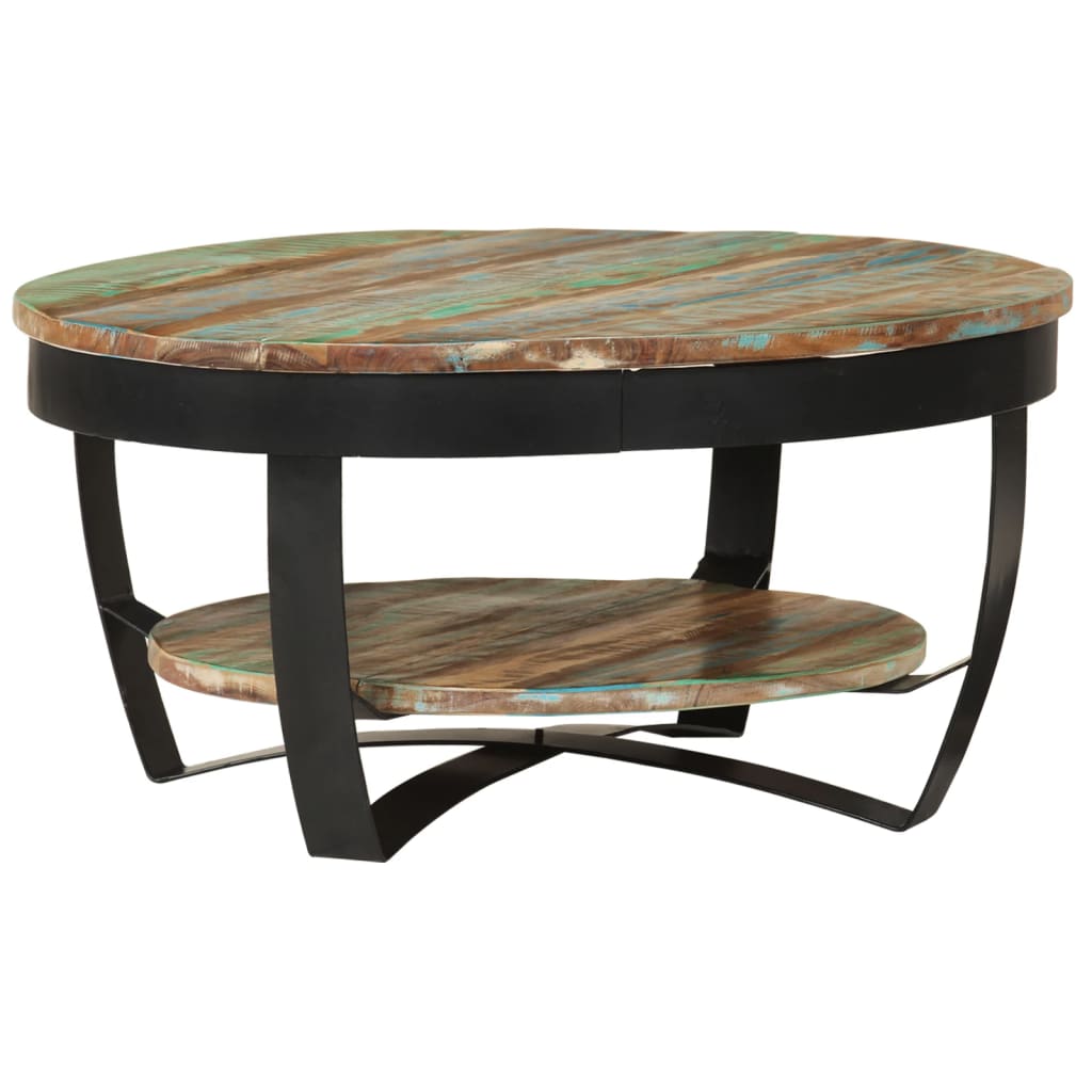 Salontafel 65 x 32 cm massief gerecycled hout
