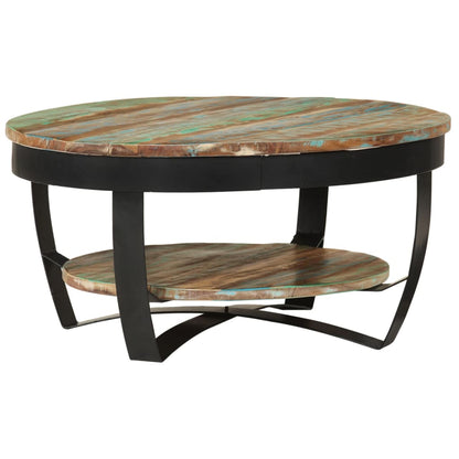 Salontafel 65 x 32 cm massief gerecycled hout