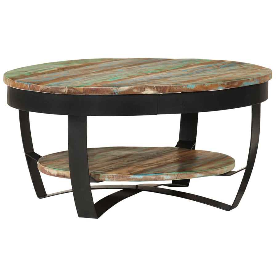 Salontafel 65 x 32 cm massief gerecycled hout