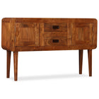 Dressoir massief hout honing 120x30x75 cm