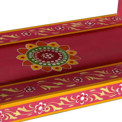 Dressoir met lades handgeschilderd massief mangohout roze