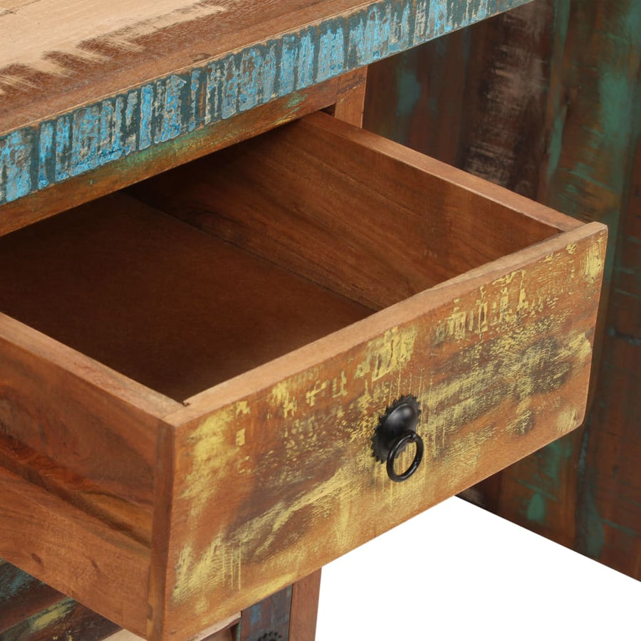 Bureau 140X50X77 Cm massief gerecycled hout