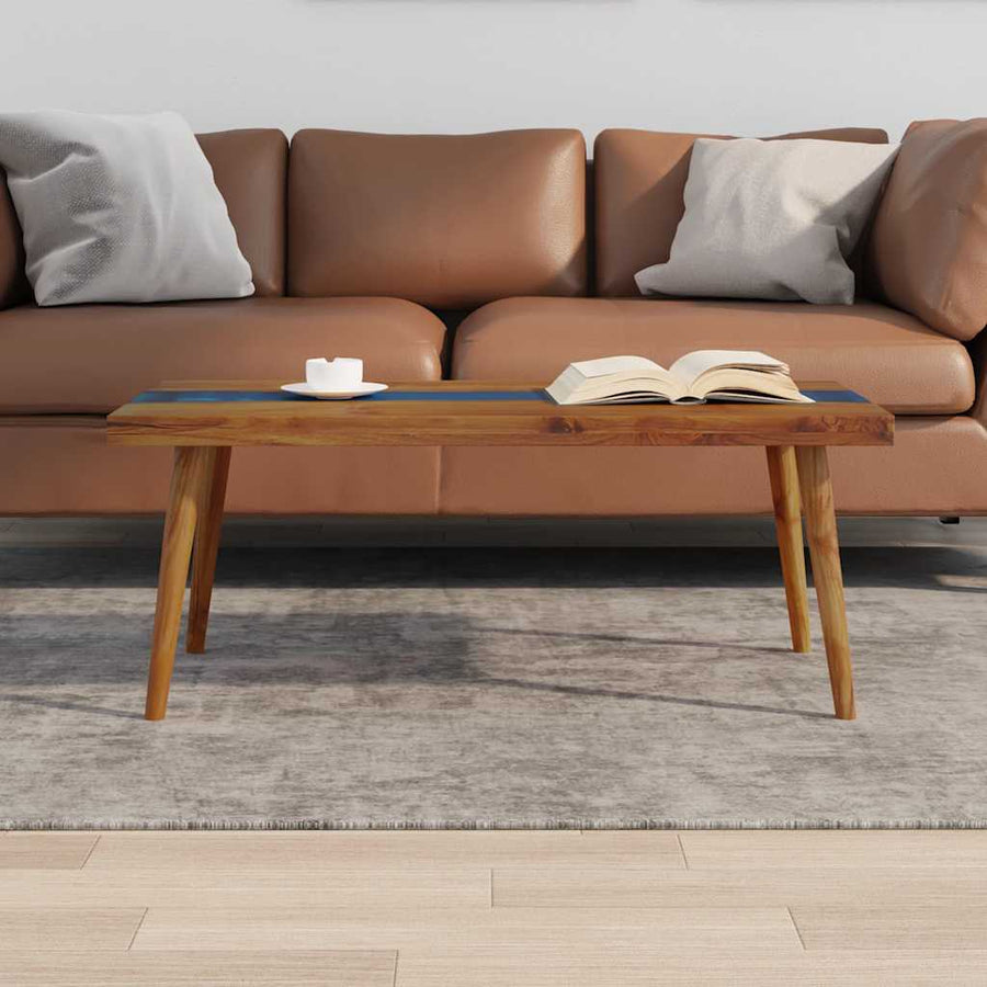 Salontafel 100X50X40 Cm Teakhout Hars