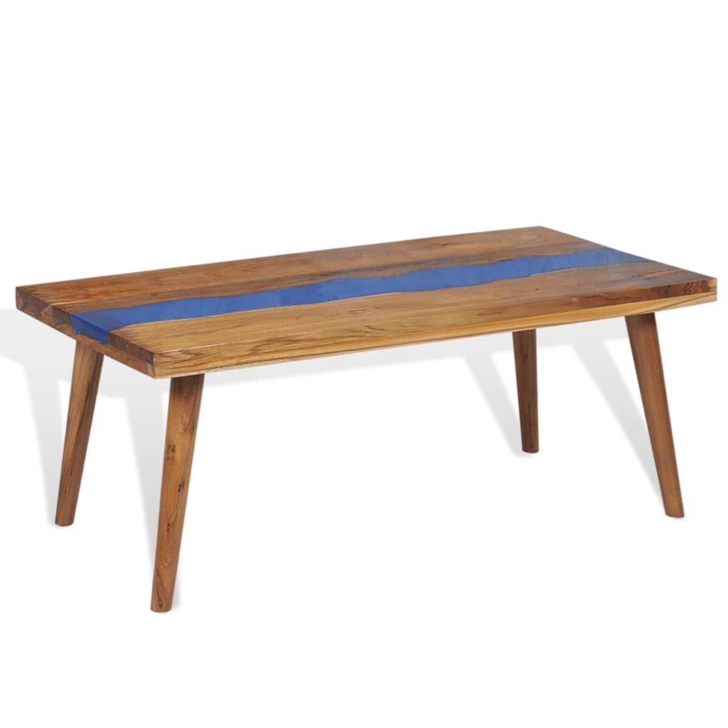 Salontafel 100X50X40 Cm Teakhout Hars
