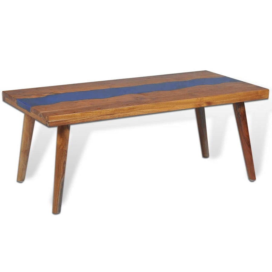 Salontafel 100X50X40 Cm Teakhout Hars