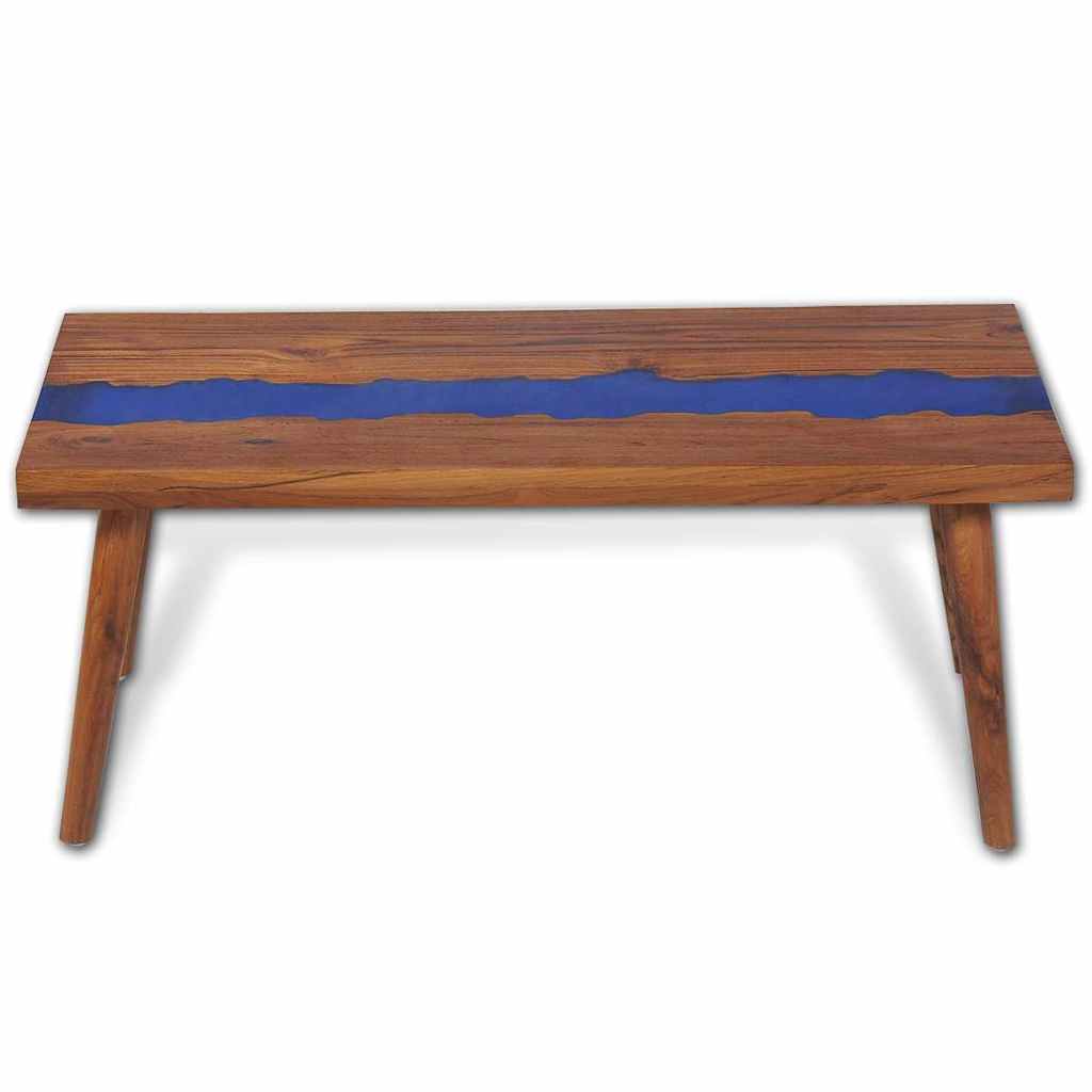 Salontafel 100X50X40 Cm Teakhout Hars