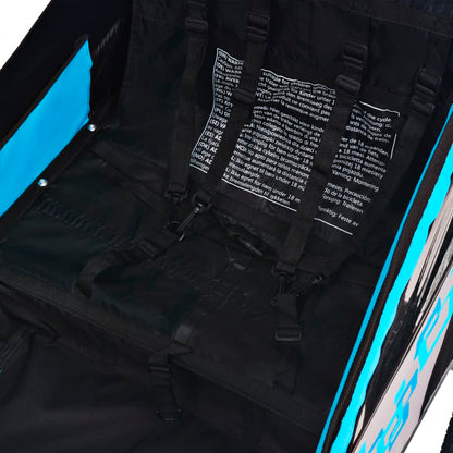Fietstrailer 30 Kg En Blauw Grijs en lichtblauw
