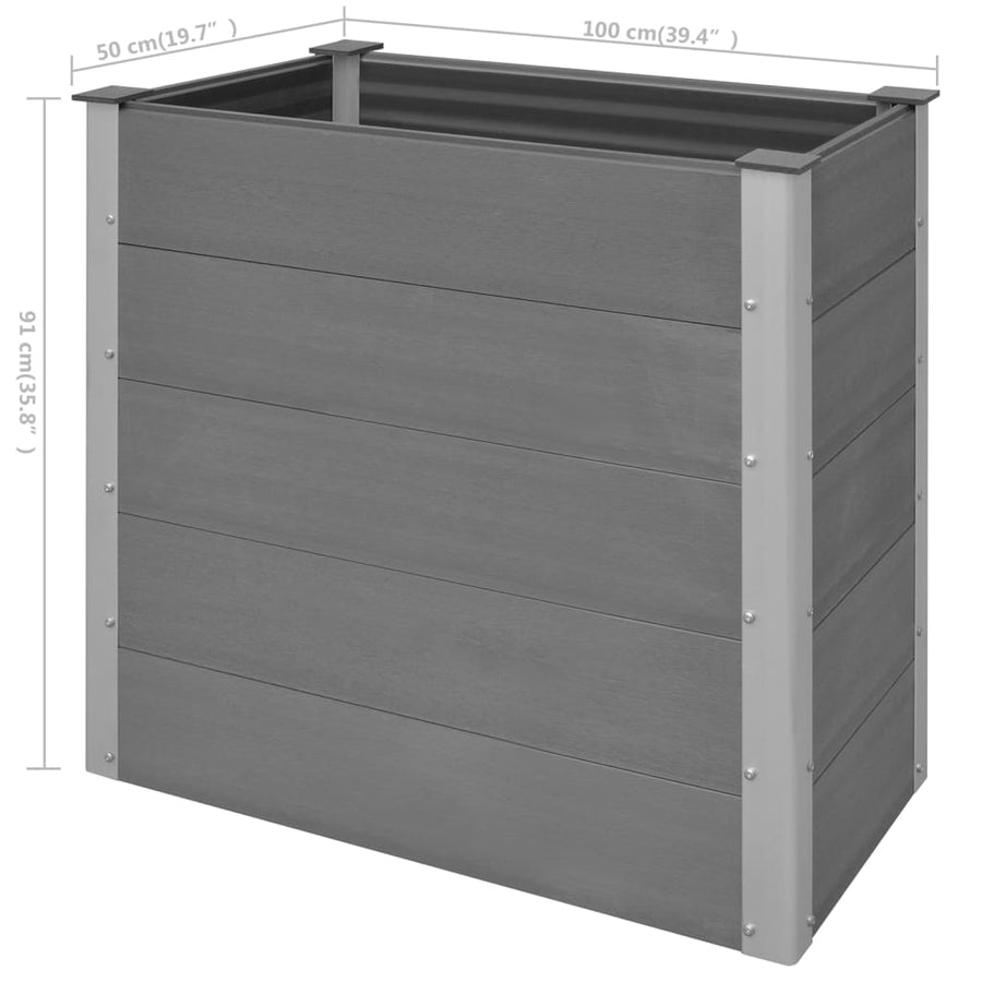 Plantenbak Verhoogd Hkc 100 x 50 x 91 cm