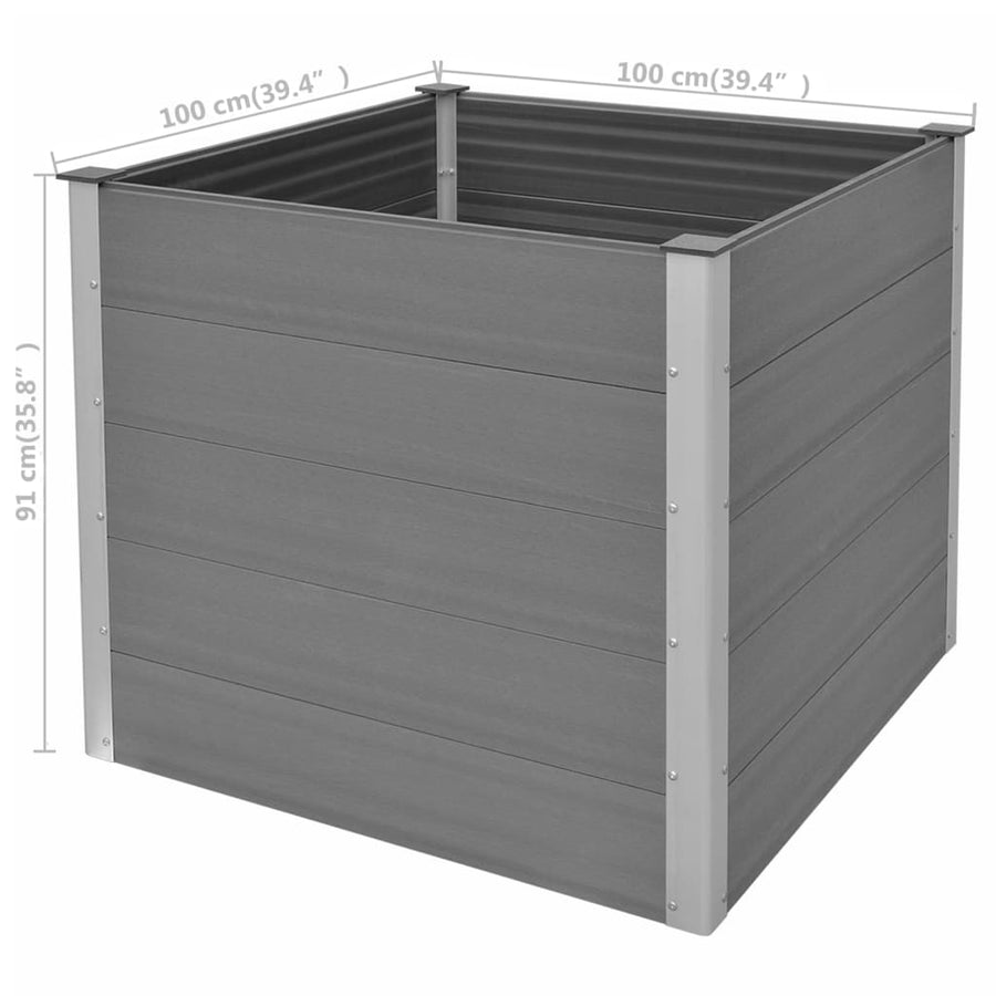 Plantenbak Verhoogd Hkc 100 x 100 x 91 cm