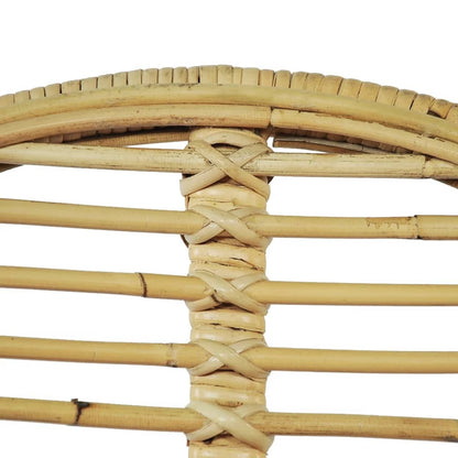 Eetkamerstoelen 4 st natuurlijk rattan