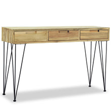 Wandtafel 120X35X76 Cm Massief Teakhout