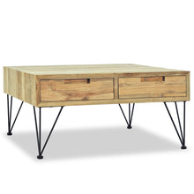Salontafel 80X80X40 Cm Massief Teakhout