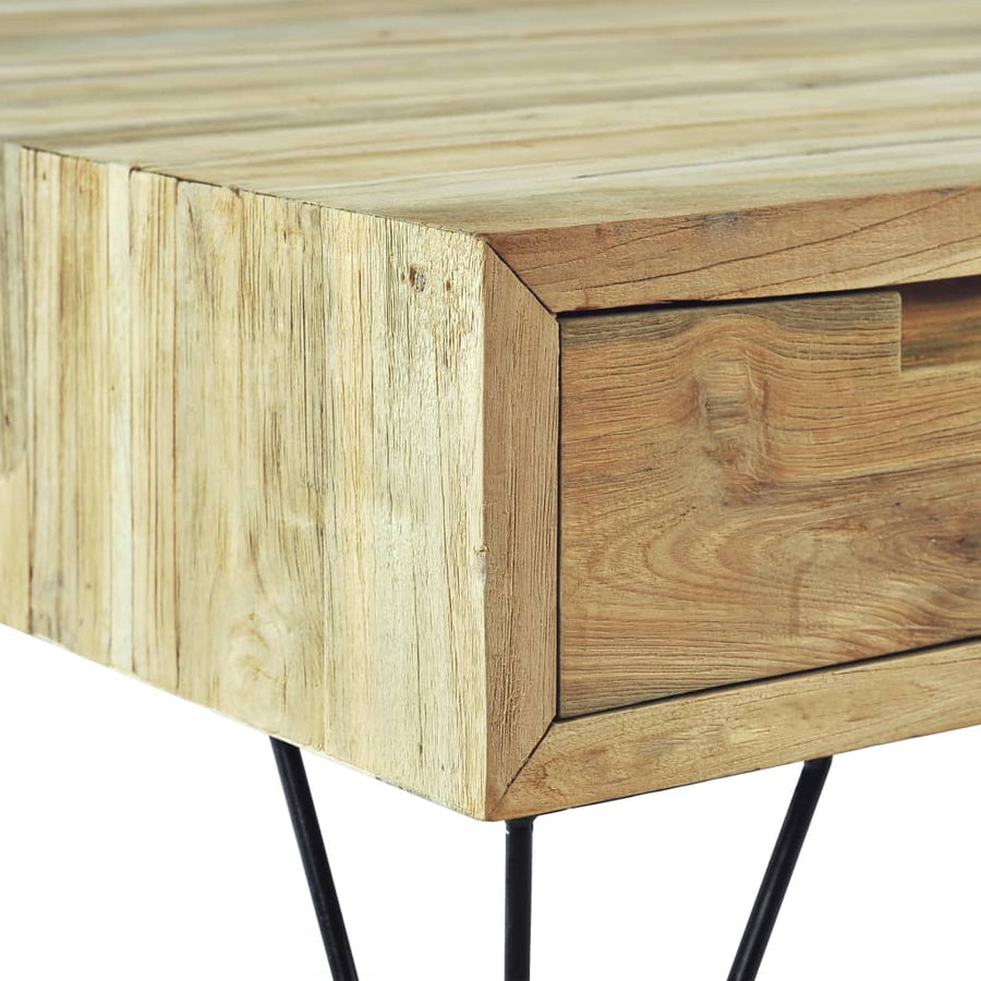 Tv-Meubel 120X35X35 Cm Massief Teakhout