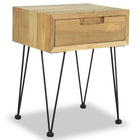 Nightstand 40x30x50 cm Solid Teak Wood