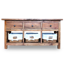 Dressoir 100X30X50 Cm Massief Gerecycled Hout