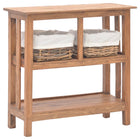 Console table 69x28x70 cm solid mahogany