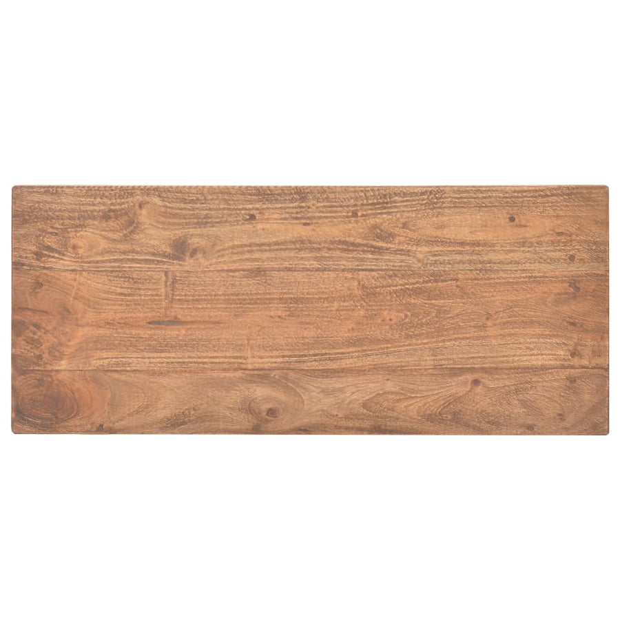 Wandtafel 69X28X70 Cm Massief Gerecycled Hout