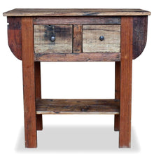 Wandtafel 80X35X80 Cm Massief Gerecycled Hout