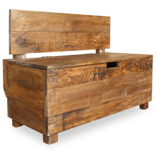 Bank 86X40X60 Cm Massief Gerecycled Hout