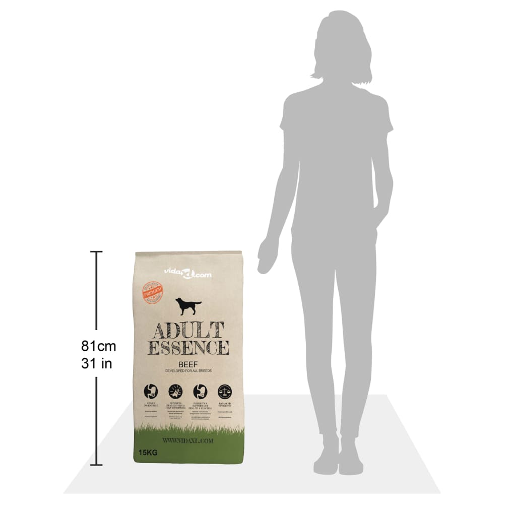 Premium Hondenvoer Droog Adult Essence Beef 15 kg Rundvlees