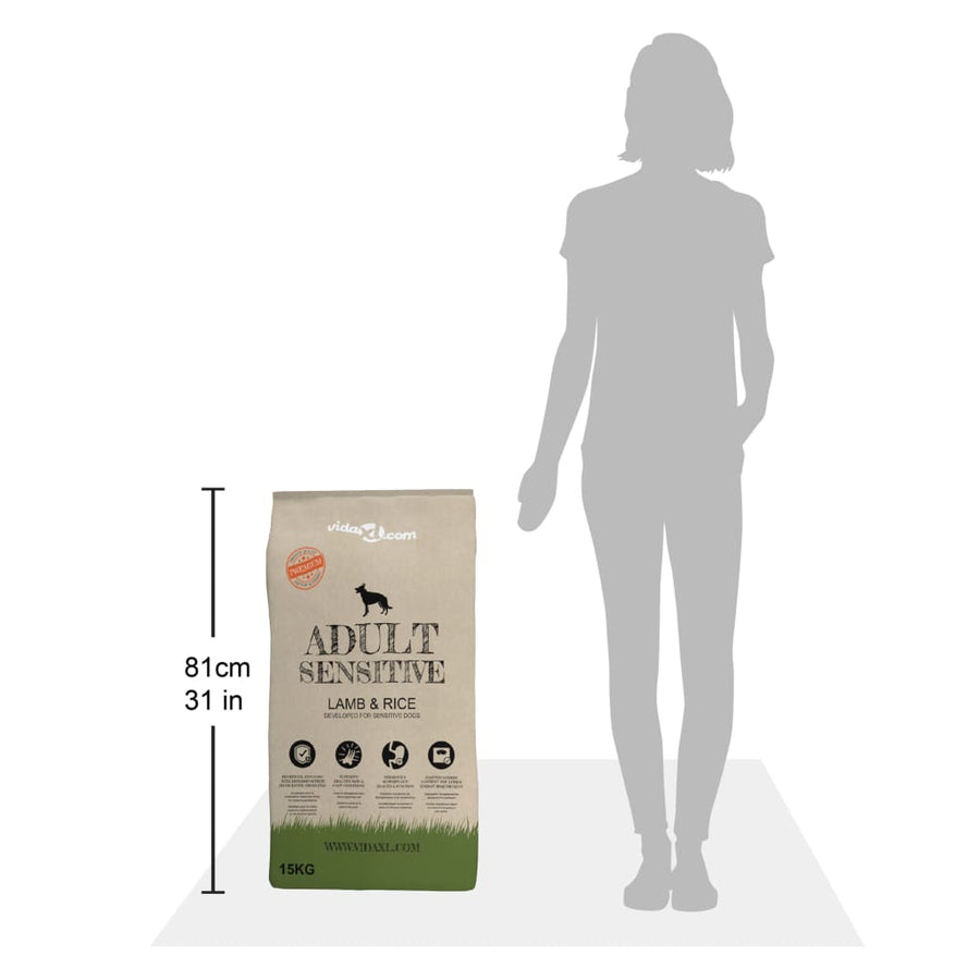 Premium hondenvoer droog Adult Sensitive Lamb & Rice 15kg 15 kg Lam en rijst