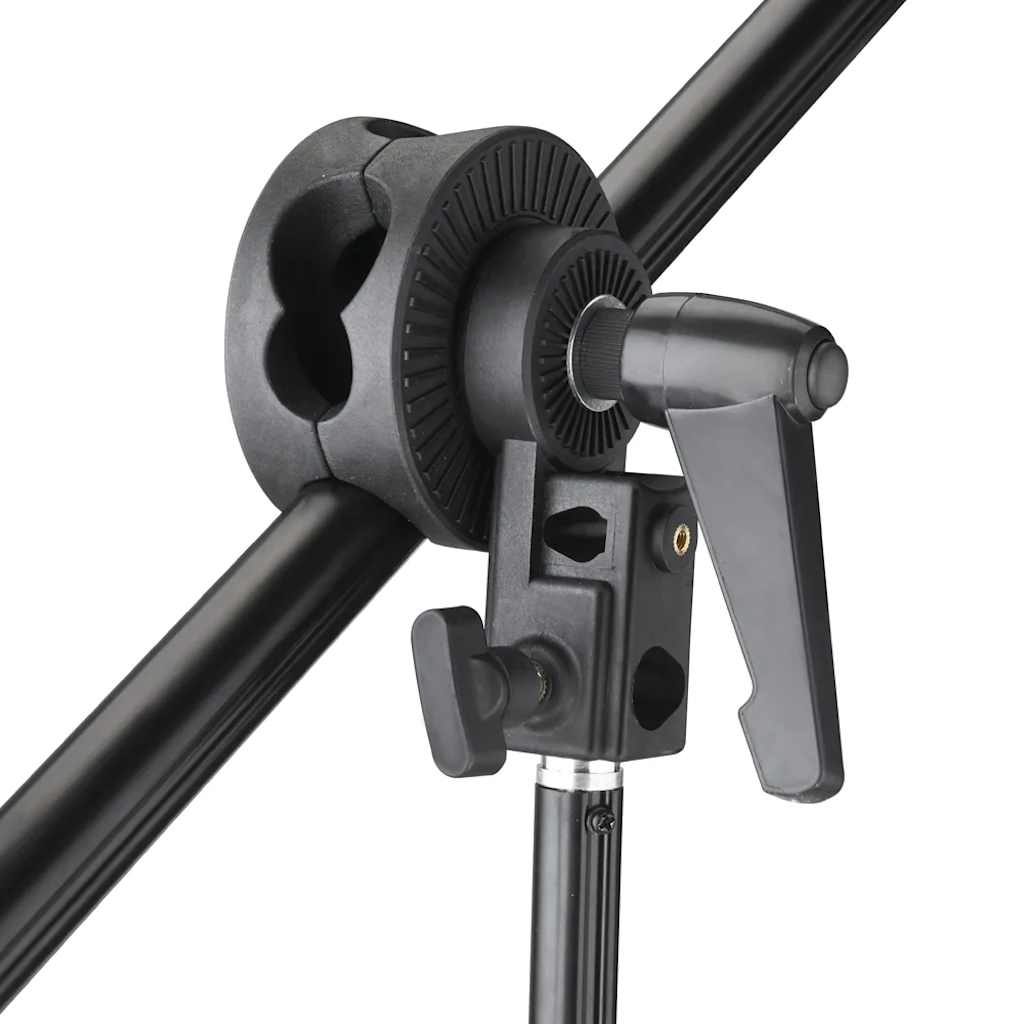 Fotostudioset Met Opnametafel, Lampen En Achtergronden