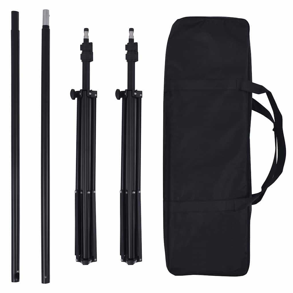 Fotostudioset Met Opnametafel, Lampen En Achtergronden