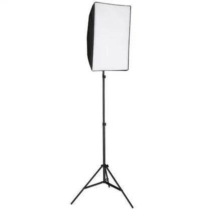 Fotostudioset Met Softboxlampen En Opnametafel