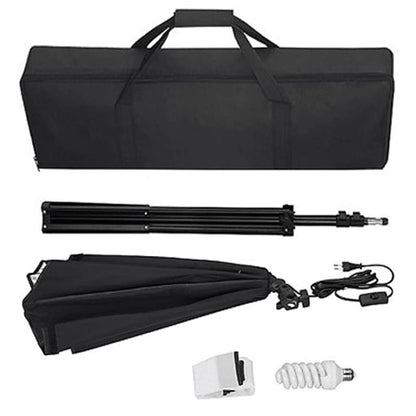 Fotostudioset Met Softboxlampen En Opnametafel