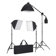 Fotostudioset Met Softboxlampen, Achtergronden En Reflector