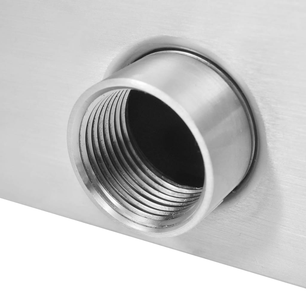 Zwembadfontein 64X30X52 Cm Roestvrij Staal Zilverkleurig