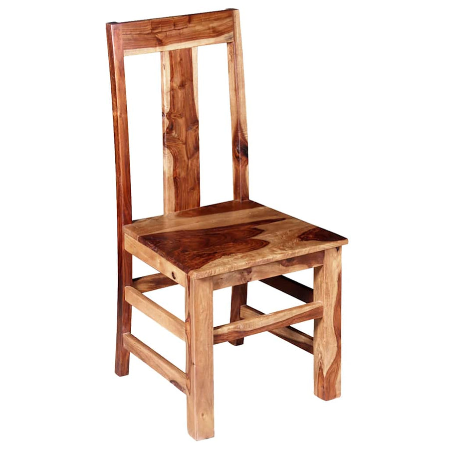 Eetkamerstoelen 6 st massief hout