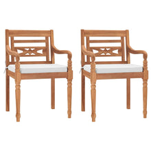 Stoelen Batavia Met Kussens Massief Teakhout 2