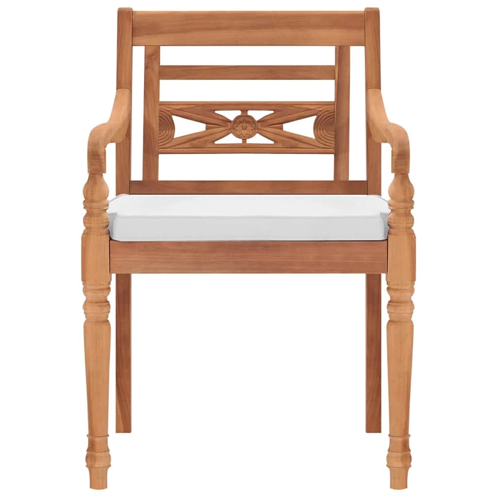 Stoelen Batavia Met Kussens Massief Teakhout 2