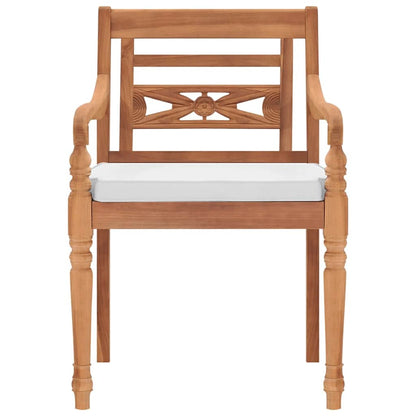 Stoelen Batavia Met Kussens Massief Teakhout 2