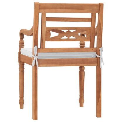 Stoelen Batavia Met Kussens Massief Teakhout 2