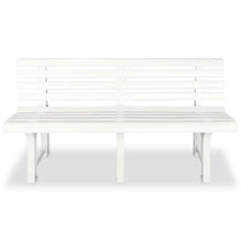 Tuinbank 45,5 Cm Kunststof Wit