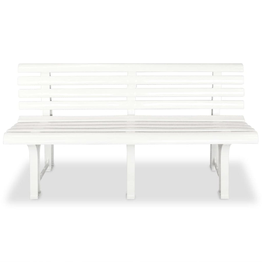 Tuinbank 45,5 Cm Kunststof Wit