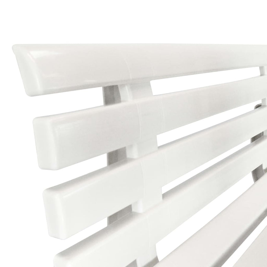 Tuinbank 45,5 Cm Kunststof Wit