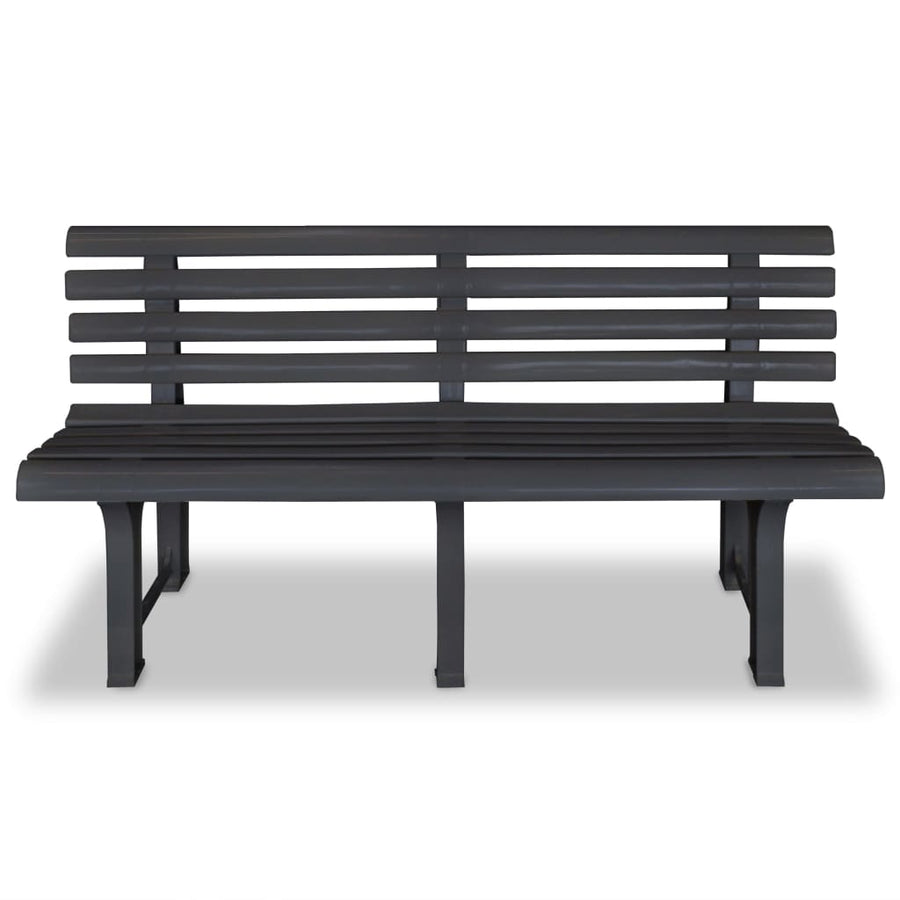 Tuinbank 45,5 Cm Kunststof Antraciet